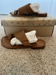 free people sandal 37 sant antoni slide saffron - Picture 1 of 6