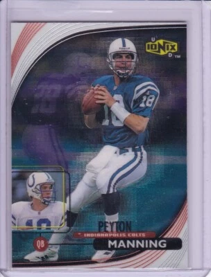 Peyton Manning 1999 UD Ionix Football Card 25 - Image 1 of 2