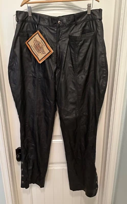 harley-davidson mens leather riding pants - Изображение 1 из 4