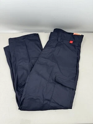 Bulwark FR Pant Mens 32x28 Cargo Double Knee Ripstop iQ Series Blue 9.0 ATPV NEW - Image 1 of 4