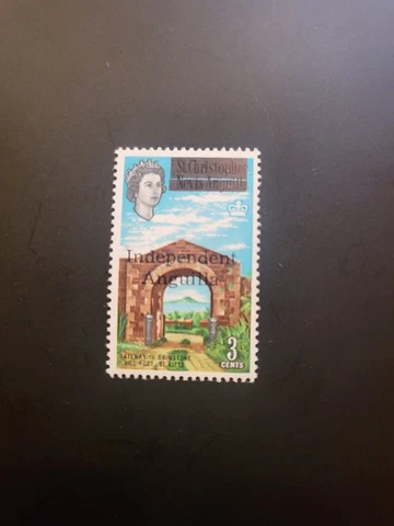 Stamps Anguilla Scott #4 nh Cover