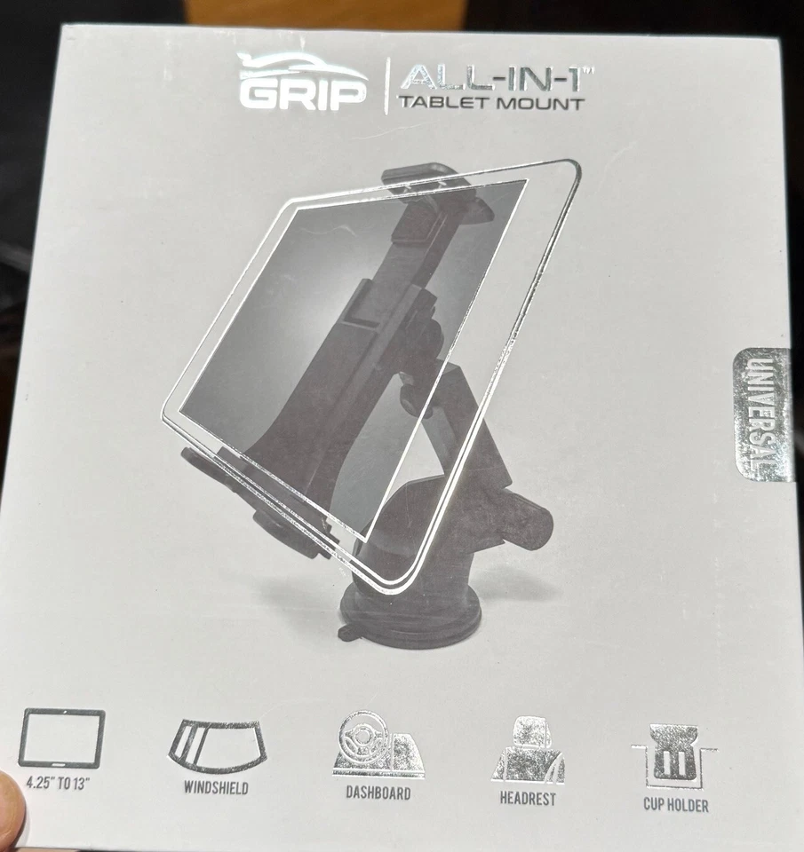Verizon Grip All-in-1 Tablet Car Mount for tablets up to 13 inches (Universal) - Image 1 of 1