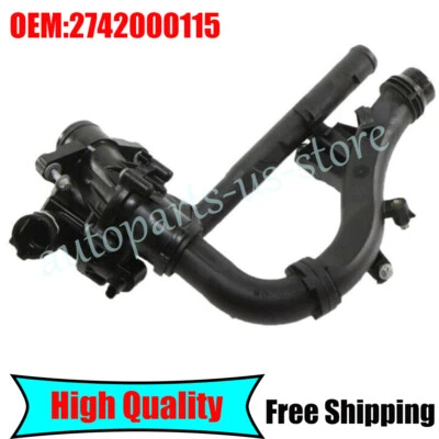 Carcasa de termostato de refrigerante para Mercedes-Benz E300 C200 C300 GLC SLC SLK 300 Foto 1 de 4