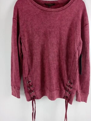 Толстовка женская Madden размер маленький красный пуловер шнурки - Изображение 1 из 4