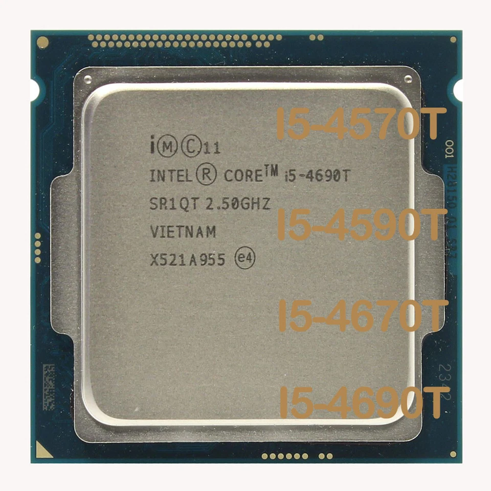 Processore CPU Intel Core i5-4570T i5-4590T i5-4670T i5-4690T socket LGA 1150 H3 - Immagine 1 di 1