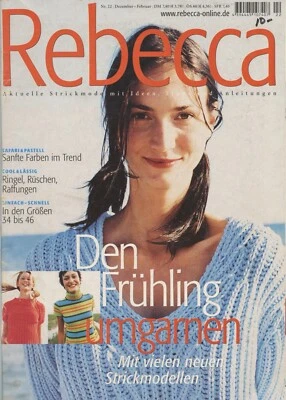 Rebecca #22 GGH Knitting Pattern Magazine Spring 24 Designs Men & Women -English - Image 1 of 4