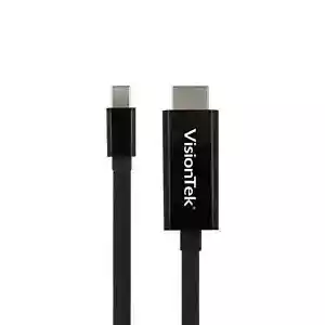 VisionTek - Mini DisplayPort to HDMI 2.0 2M Cable (M/M) - 901215 - Picture 1 of 3