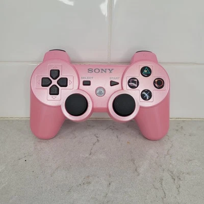 Controlador rosa Dualshock3 OEM CECHZC2U para Sony PlayStation 3 PS3 LIMPIO Foto 1 de 4