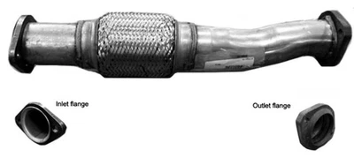 Tubulação de escape para 1999-2002 Saab 9-5 Turbo 2.3L L4 GAS DOHC - Imagem 1 de 2