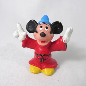 Disney PVC 2" Mini Figure Mickey Mouse  Sorcerers Apprentice Vintage 80s 90s - Picture 1 of 4