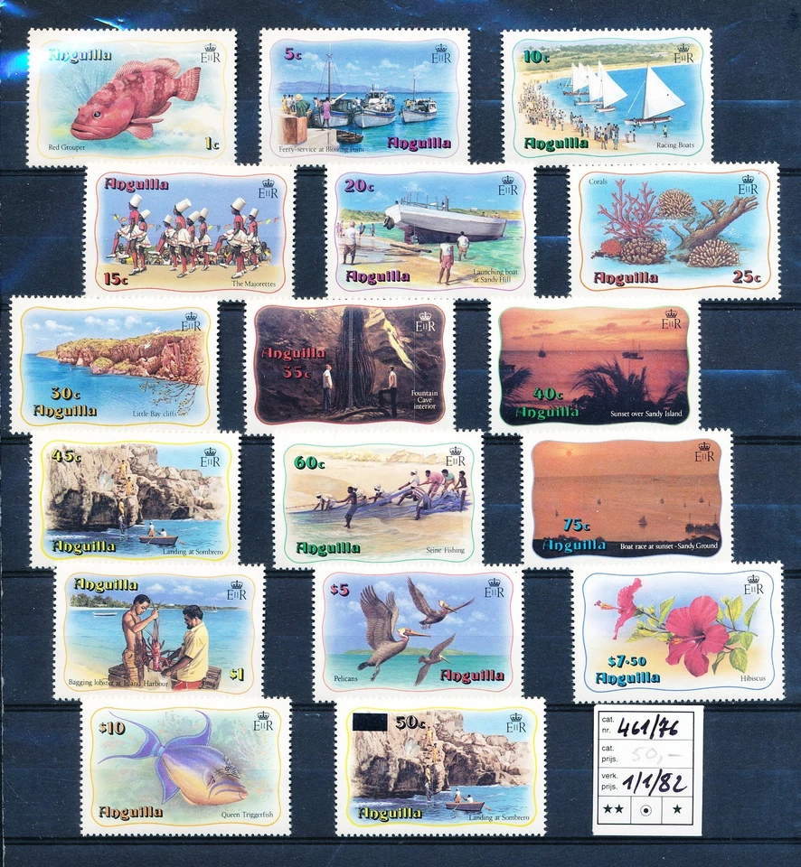 XE54899 Anguila 1982 cv 50 EUR barcos de pesca naturaleza fino lote MNH Foto 1 de 1