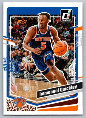 2023-24 Donruss Immanuel Quickley New York Knicks #21 - Image 1 of 2