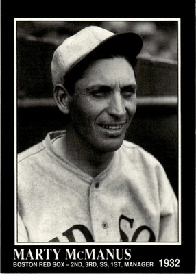 1991 Conlon Collection TSN Marty McManus Boston Red Sox #189 - Image 1 of 2