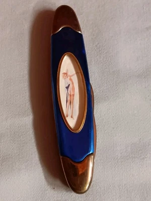 Pin-up Girls Franklin Mint Collectibles Hearst Varga Girl Knife March 1941 - Image 1 of 4
