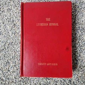 1941 The Lutheran Hymnal Church Music Book Trinity Concordia Hc - Imagen 1 de 8