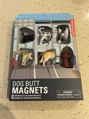 Набор из 6 собак Butt магниты на Kikkerland дизайн новый в коробке - Изображение 1 из 4
