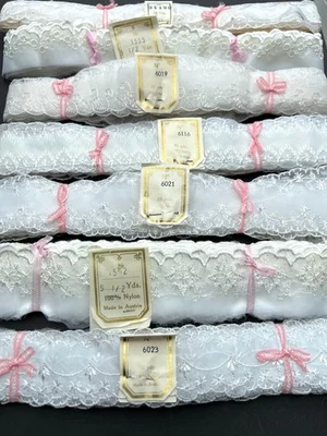 Job Lot of  7 Unused Bundles - 70m Genuine Vintage Austrian Pretty Lace Trim - Image 1 of 4
