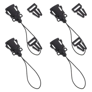 4 Stück Kameragurt Schnalle Schlüsselband Handgelenkschlaufe Verbinder Halterung Adapter - Bild 1 von 12