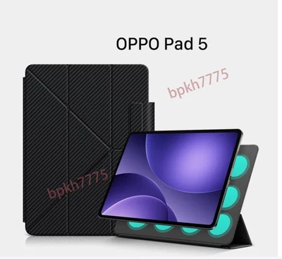 OPPO Pad 5 Pro / 5 Estuche magnético Fibra Soporte Cubierta Recubrimiento a prueba de golpes Carcasa Foto 1 de 4