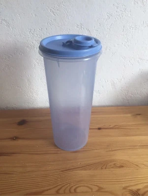 Tupperware Wassermann blau 1 l  Getränkebehälter; auch f. Pulver geeignet - Bild 1 von 4