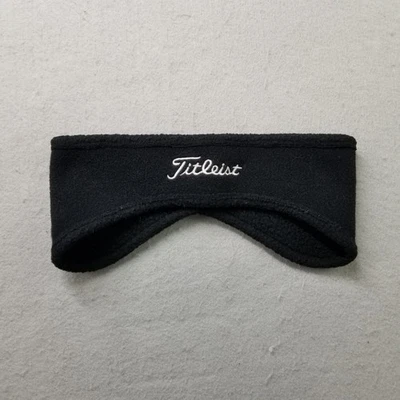 Protetores de orelha Titleist faixa de cabeça preta tamanho único golfe vento inverno - Imagem 1 de 4
