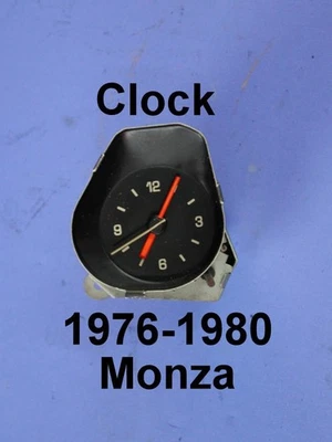 FACTORY DASH CLOCK CHEVROLET MONZA 1976-1980 REMOVED FROM 1977 MIRAGE Foto 1 de 2