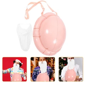 Disfraces de disfraces falsos inflables barbudos con vientre de Papá Noel para niños - Imagen 1 de 12