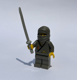 Lego Gray Ninja Minifigure Castle 3019 6093 4805 6089 6033 cas049 retired rare