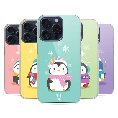 HEAD CASE DESIGNS KAWAII CHRISTMAS PENGUIN BACK CASE FOR APPLE iPHONE PHONES - image 1 of 4