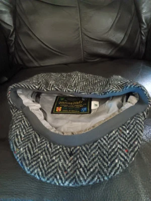 Mens Cap Size Medium By HANNAHATS MADE IN IRELAND PURE WOOL - Image 1 of 3