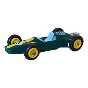 Vintage Matchbox Lesney No. 19 Lotus F1 Racing Car in Green #3 W Driver England - Picture 1 of 5
