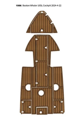 DuraEVA EVA Foam Boat flooring Fits 1996 Boston Whaler 16SL Cockpit - Immagine 1 di 4