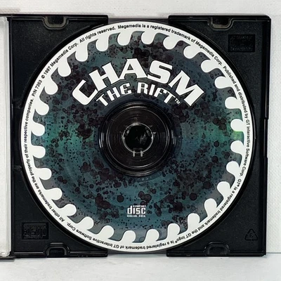 Videojuego Chasm The Rift PC CD-ROM 1997 Dos Win95 GT interactivo casi nuevo solo disco Foto 1 de 4