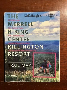 Mapa de senderos The Merrell Hiking Center Killington Resort 1996 Vermont VT de colección esquí - Imagen 1 de 2
