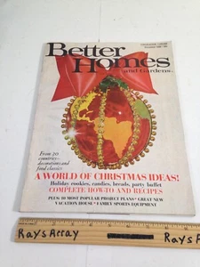 Better Homes and Gardens Magazine December 1968 MCM 1960's Kitch midmod groovy - Picture 1 of 21