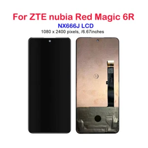 Digitalizador de pantalla táctil con pantalla táctil de 6,67" para ZTE Nubia Red Magic 6R NX666J con fr - Imagen 1 de 7