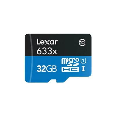 Lexar 32GB Micro SD Card High Performance 633x microSDHC UHS-I 95MB/s Class 10 - Image 1 of 2
