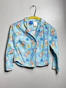 Disney Girls Elsa Blue Pajama Top Size 6/6x - Picture 1 of 6