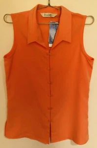 Ärmellose Bluse Isabelle Orange - Bild 1 von 9