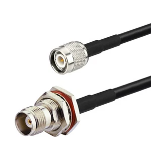 Cable de extensión de antena inalámbrica TNC hembra a macho adaptador de RF coleta RG58 2M - Imagen 1 de 4