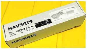 IKea HAVSRIS Kabelsatz mit Schalter 15 ' 5" weiß 804.900.52 Neu im Karton - Bild 1 von 1