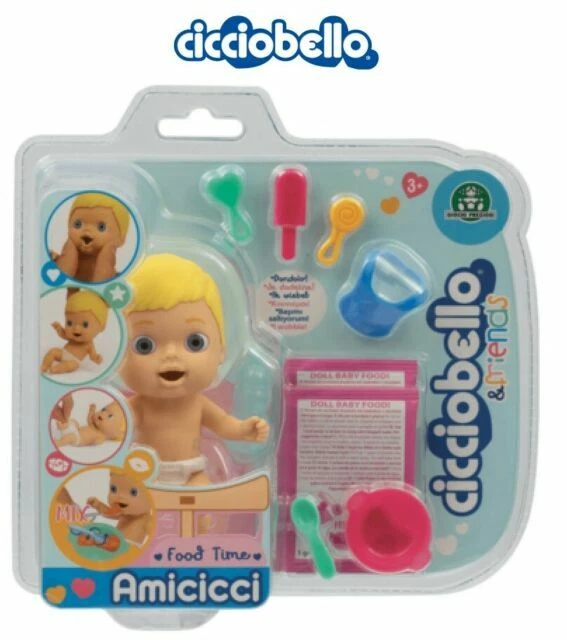 GIOCHI PREZIOSI Cicciobello Amicicci Food Time Giocattolo per Bambini