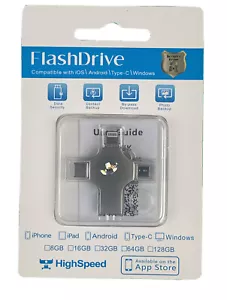 Flash Drive USB 512GB Compatibile con iOS / Android / Tipo C / Windows - Foto 1 di 4
