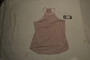 UNDER ARMOUR HEATGEAR Sport Tank Top Rose Pretty Pink SZ SMALL SM S - Picture 1 of 2