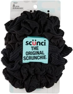 Scunci Effortless Beauty Ponytail Holders, 0.8 Ounce 8pcs SCRUNCHIES 38307 - Picture 1 of 1