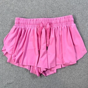 Liberty Pro Running Shorts Youth XL Pink Lined Drawstring Gold Tennis Active - Picture 1 of 8