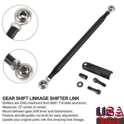 Gear Shift Linkage Shifter Link For Touring Electra Softail Road Glide Black #3 Foto 1 de 4