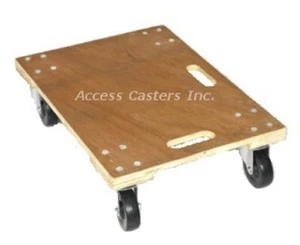 DH42317 23 5/8 x 17 3/4 Heavy Duty Wood Furniture Dolly, 700 lbs Capacity - Picture 1 of 1