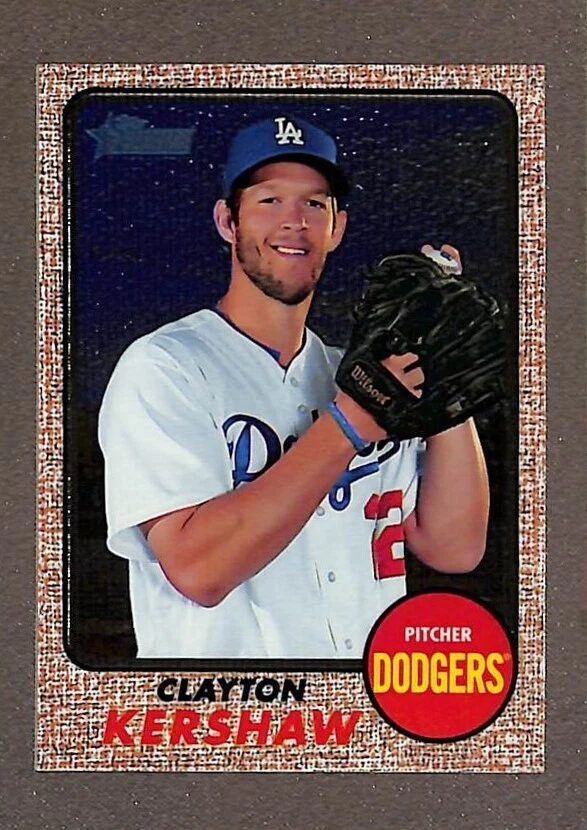 2017 Topps Heritage Chrome #THC-400 Clayton Kershaw /999 - Image 1 of 3