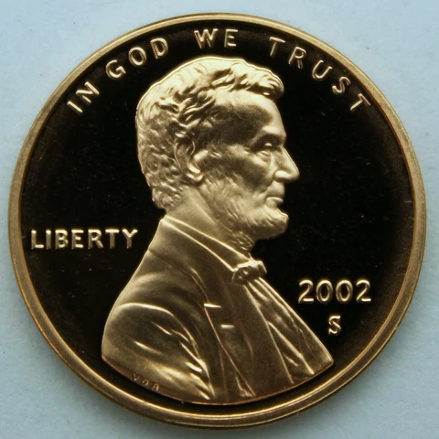 2002-S Proof Lincoln Cent Cover